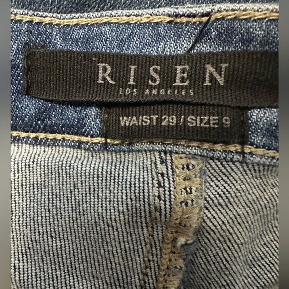 Risen Distressed Straight fit Jeans (tons of stretch) - Picture 6 of 7